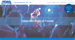 Desktop Screenshot of fremlab.se